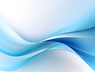 Abstract smooth blue waves background 