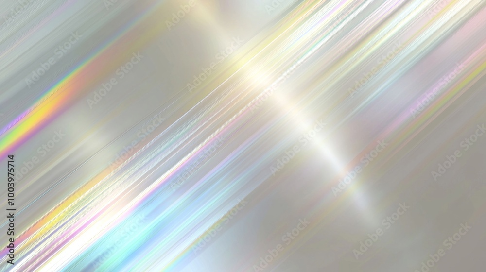 Poster abstract blurred background with diagonal lines creating iridescent effect, perfect for any project 