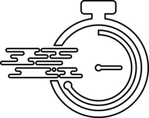 Fast Time Line Icon