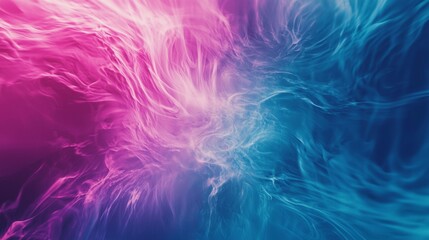 Obraz premium Swirling colorful smoke creates a dreamy, vibrant background with shades of blue, pink, and purple, evoking a magical, mystical essence
