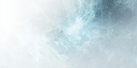 Fototapeta premium Abstract blue and white background with a frosty pattern, evoking a frozen winter landscape with ice crystals and a cold, serene atmosphere