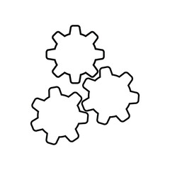 setting Icon vector illustration. Cog settings sign or Gear Sign icon for web and app..eps.