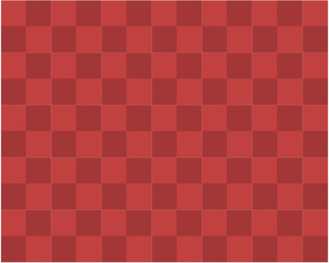 赤色のチャック柄。ベクターイラスト
