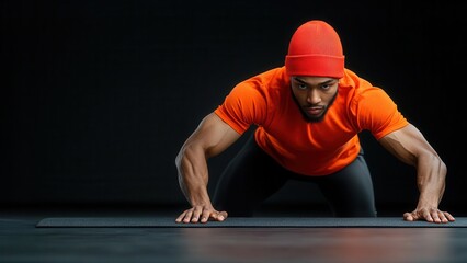 Performance peak in fitness, powerful poses capturing strength and agility, work hard  fitness  performance, athletic prowess