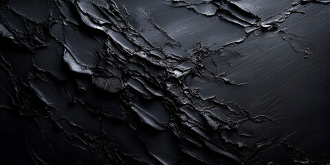 Black Rugged Texture Background