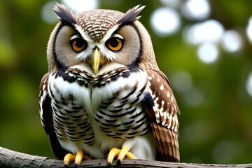 Fototapeta premium eagle owl portrait