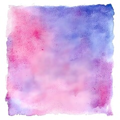 Obraz premium Vibrant Watercolor of Abstract Square Canvas with Smooth Textured Background