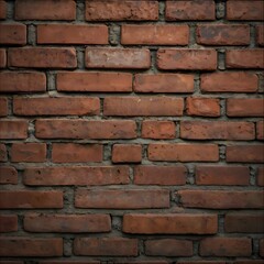 Obraz premium Close-up of rustic red brick wall texture