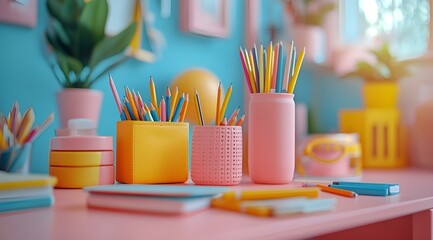 pencils in a box