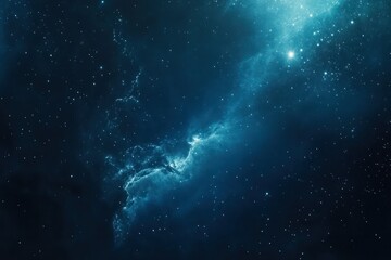 Breathtaking Night Sky with Stars and Galaxy