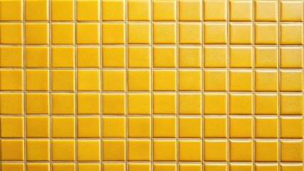 Yellow square tiles background with macro shot