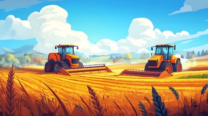 Obraz premium A modern agricultural facility using AI and automation for efficient food production. 