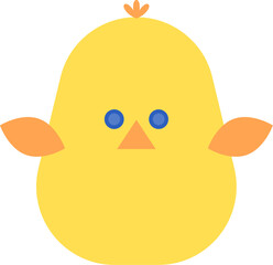 カラフルで可愛いヒヨコのアイコン