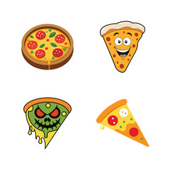 set of pizza