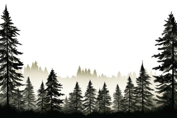 Fototapeta premium Tree backgrounds silhouette outdoors.