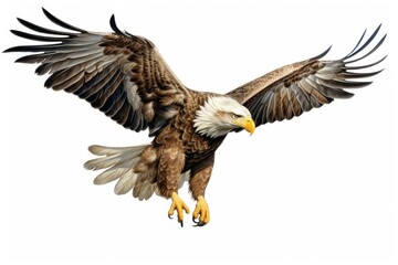 Fototapeta premium Eagle flying animal bird beak.