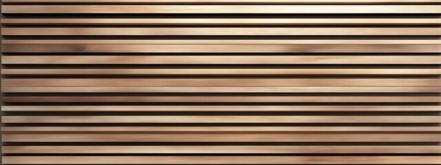 Obraz premium Wooden wall. Texture of wood panels. Pattern of slats with horizontal stripes. Modern interior fences and partitions used in architecture. Cladding from boards is a building material. 
