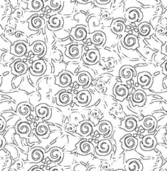 Fototapeta premium seamless floral background