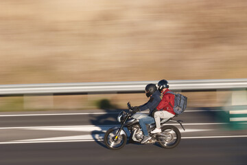 motorcycle, vehicle, two-wheeler, transport, morning, blurred ba