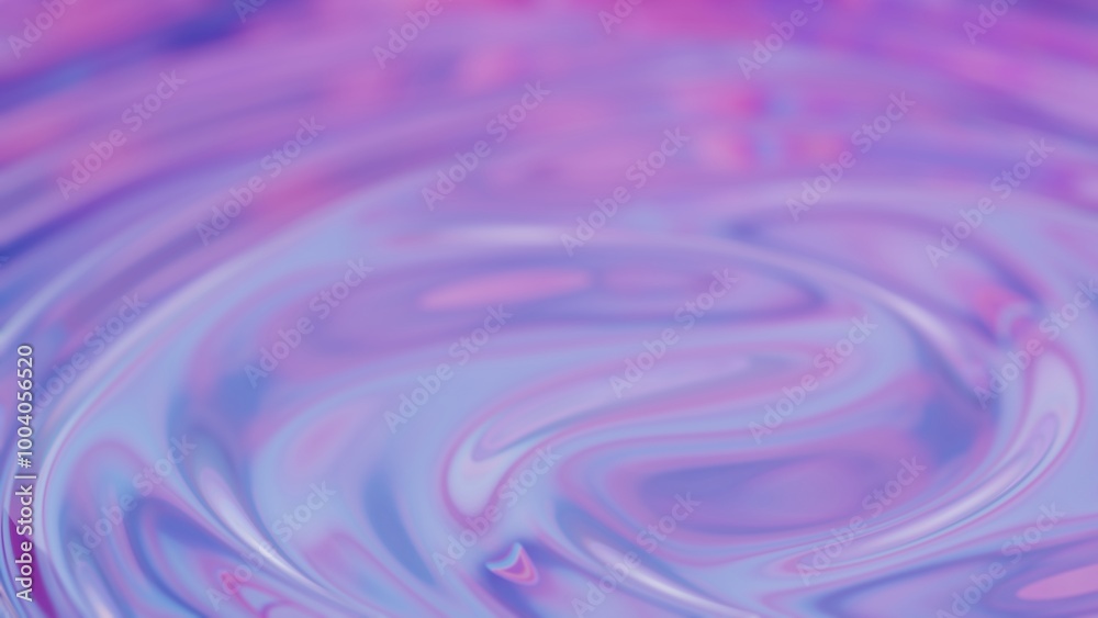 Poster abstract wave-like texture with purple and blue gradients in soft focus