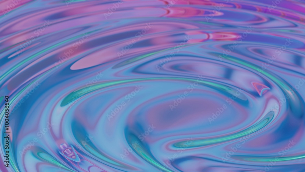 Poster abstract wave-like texture with purple and blue gradients in soft focus