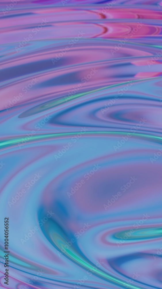 Poster abstract wave-like texture with purple and blue gradients in soft focus