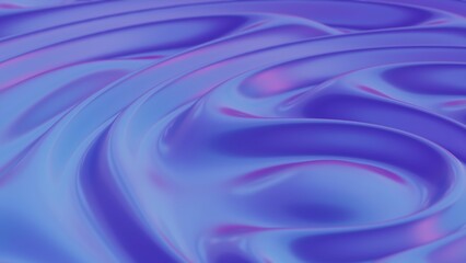 Fototapeta premium Abstract wave-like texture with purple and blue gradients in soft focus