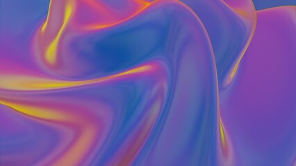 Abstract fluid gradient texture with soft blue, purple, and orange hues..