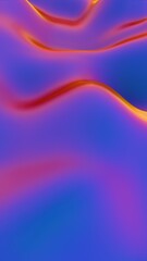 Abstract smooth flowing gradient with blue, orange, and purple tones..