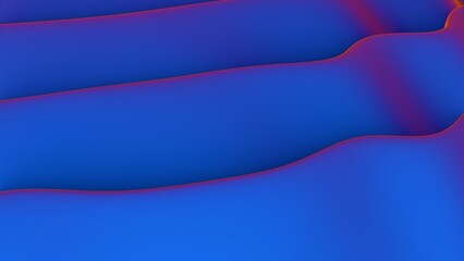 Abstract wavy pattern with smooth blue tones and subtle red accents..