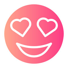 smile gradient icon