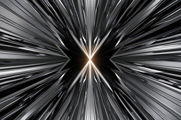 Obraz premium Luxurious Black Silver Gray Abstract Texture Featuring Dynamic Geometric Patterns and Radiant Glow Effects