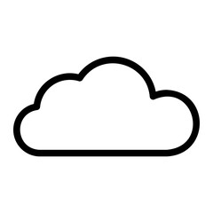 cloud line icon