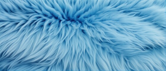 Obraz premium Blue Fluffy Texture