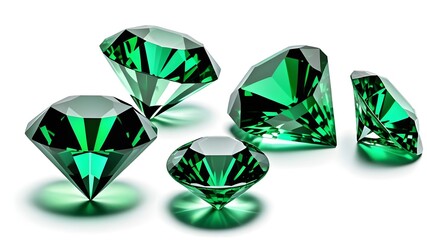 Fototapeta premium green diamond gem
