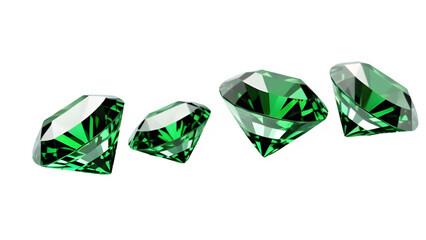 Fototapeta premium green diamond gem