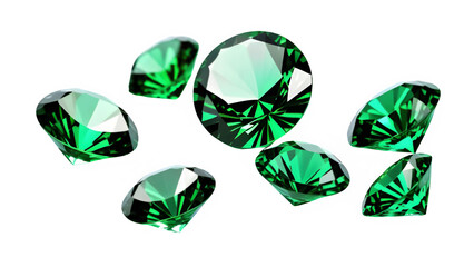 Fototapeta premium green diamond gem