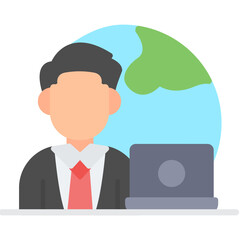 Remote Worker Icon