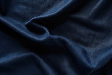 Obraz premium Dark blue fabric texture backgrounds crumpled wrinkled. Image by rawpixel.