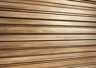  Wooden wall. Texture of wood panels. Pattern of slats with horizontal stripes. Modern interior fences and partitions used in architecture. Cladding from boards is a building material. 