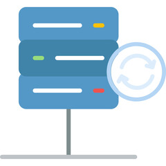 Fototapeta premium Server Flat Design