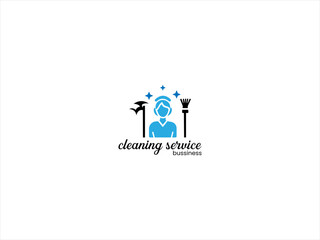 Maid service logo.The logo could feature minimalistic icons such as a gleaming broom, shining star, or bubbles, symbolizing cleanliness and efficiency. 