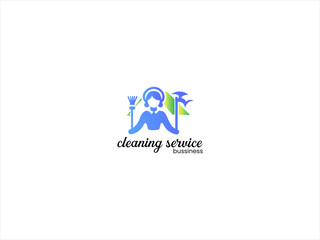 Maid service logo.The logo could feature minimalistic icons such as a gleaming broom, shining star, or bubbles, symbolizing cleanliness and efficiency. 