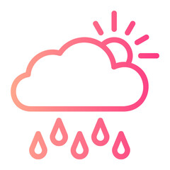 cloudy gradient icon
