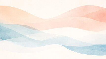 A soothing background of soft light colors flowing together in a poetic and peaceful manner. The palette includes light pinks, blues, and creams, creating a calming visual experience. The simple