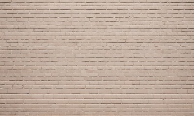 A light beige brick wall with vertical rows of bricks