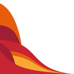 Abstract Wavy Border Decoration