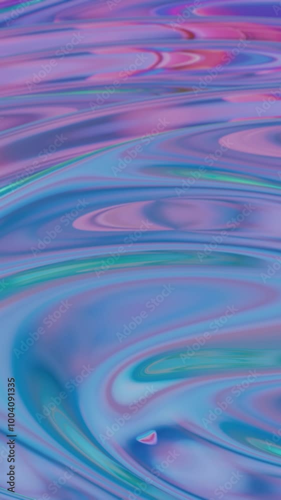 Poster abstract fluid texture with purple and blue swirls in soft focus