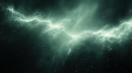 Fototapeta premium blurred whitegreen gradient glowing softly on a dark grainy background creating an ambient light effect with empty space for text or design elements