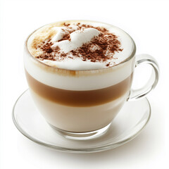Obraz premium Coffee isolated on white background. generative AI